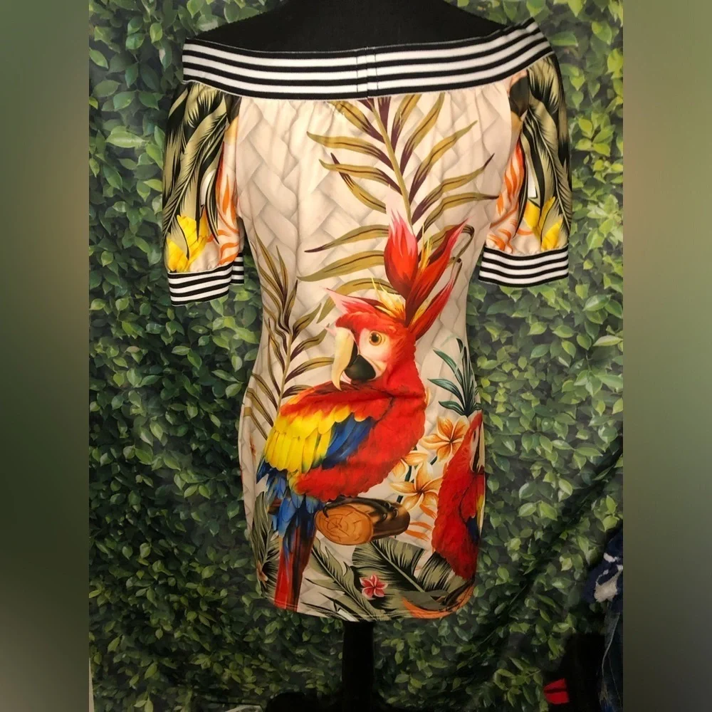 CBR Tropical Vacation Vibes Mini Dress Size XL - Picture 10 of 14